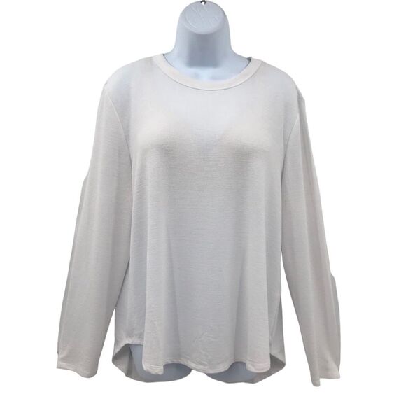 Banana Republic LuxeSpun Long Sleeve Crew Neck Knit Top Sz. XL - Picture 2 of 9